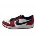 NIKE (ナイキ) AIR JORDAN 1 LOW OG レッド×ホワイト サイズ:27cm：15000円