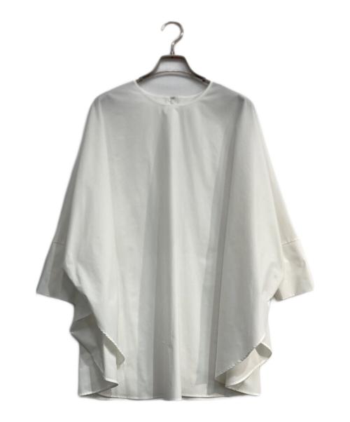 LE PHIL（ル フィル）LE PHIL (ル フィル) サークルオーバーブラウス ホワイト サイズ:Freeの古着・服飾アイテム
