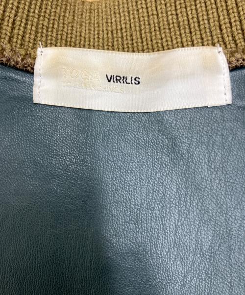 TOGA VIRILIS（トーガ ビリリース）TOGA VIRILIS (トーガ ビリリース) ボアブルゾン ブラウン サイズ:46の古着・服飾アイテム