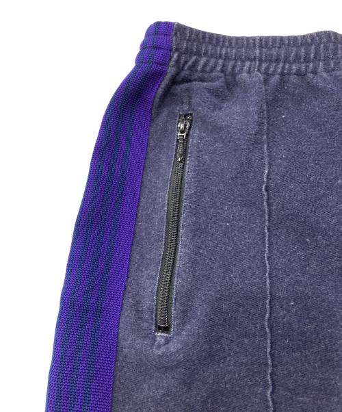 Needles（ニードルズ）Needles (ニードルズ) デニムジャージトラックパンツ ネイビー×パープル サイズ:Sの古着・服飾アイテム