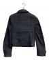 BURBERRY LONDON (バーバリーロンドン) チェックデニムジャケット ブラック サイズ:7：8000円