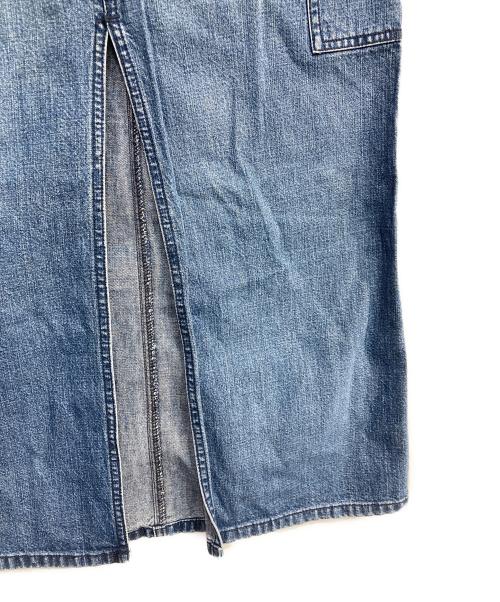 POLO JEANS（ポロジーンズ）POLO JEANS (ポロジーンズ) カーゴロングデニムスカート インディゴの古着・服飾アイテム