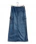 POLO JEANS (ポロジーンズ) カーゴロングデニムスカート インディゴ：4000円