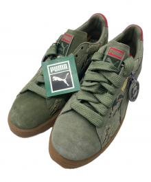 PUMA×SBTG×MITA SNEAKERS（プーマ×サボタージュ×ミタ スニーカーズ）の古着「CLYDE CONTACT "FIRST CONTACT"」｜カーキ