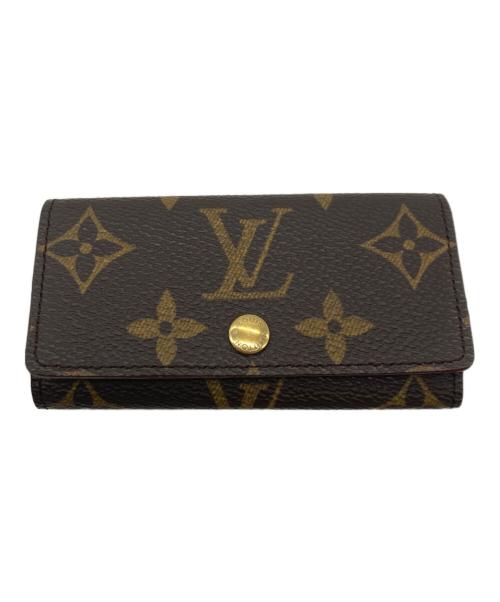 LOUIS VUITTON（ルイ ヴィトン）LOUIS VUITTON (ルイ ヴィトン) キーケース　モノグラム　ミュルティクレ4 ブラウンの古着・服飾アイテム