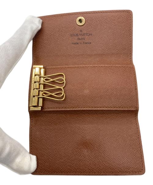 LOUIS VUITTON（ルイ ヴィトン）LOUIS VUITTON (ルイ ヴィトン) キーケース　モノグラム　ミュルティクレ4 ブラウンの古着・服飾アイテム
