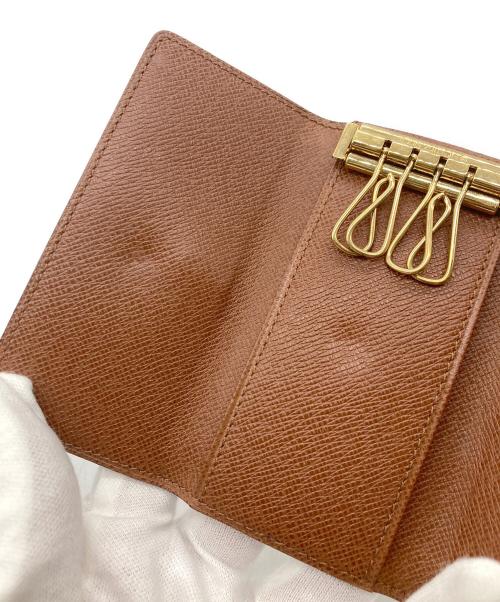 LOUIS VUITTON（ルイ ヴィトン）LOUIS VUITTON (ルイ ヴィトン) キーケース　モノグラム　ミュルティクレ4 ブラウンの古着・服飾アイテム