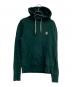 MAISON KITSUNE（メゾンキツネ）の古着「グレイフォックスヘッドパッチプルオーバーパーカー」｜グリーン