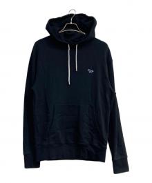maison kitsune（メゾンキツネ）の古着「ベイビーフォックスパッチプルオーバーパーカー」｜ブラック
