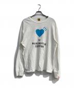 HUMAN MADE×Blue Bottle Coffeeヒューマンメイド×ブルーボトルコーヒー）の古着「長袖カットソー」｜ホワイト