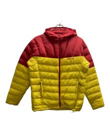 MARMOT（マーモット）の古着「Lance Down Hoodie」｜レッド×イエロー