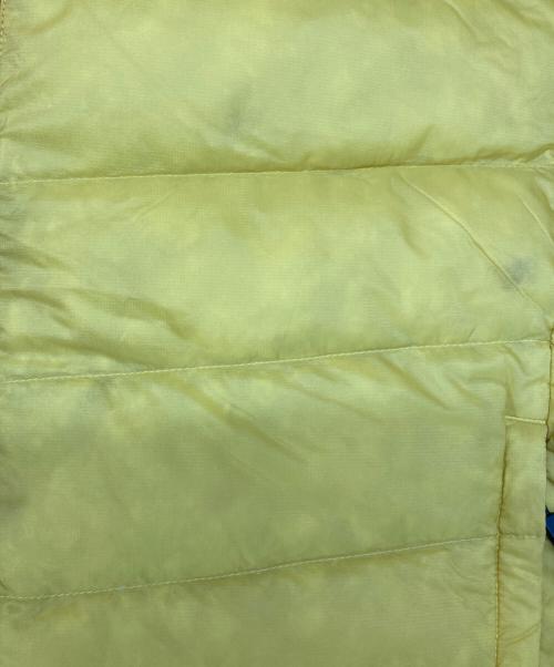 MARMOT（マーモット）MARMOT (マーモット) Lance Down Hoodie レッド×イエロー サイズ:XXLの古着・服飾アイテム