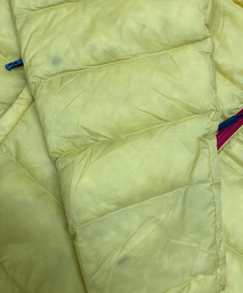 MARMOT（マーモット）MARMOT (マーモット) Lance Down Hoodie レッド×イエロー サイズ:XXLの古着・服飾アイテム