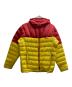 MARMOT（マーモット）の古着「Lance Down Hoodie」｜レッド×イエロー