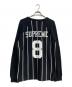 SUPREME (シュプリーム) Stripe Raglan L/S Top ブラック サイズ:M：7000円