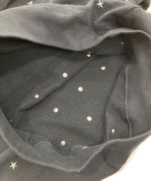 SUPREME（シュプリーム）Supreme (シュプリーム) Stars Studded Hooded Sweatshirt ブラック サイズ:Sの古着・服飾アイテム