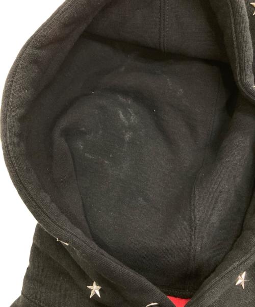 SUPREME（シュプリーム）Supreme (シュプリーム) Stars Studded Hooded Sweatshirt ブラック サイズ:Sの古着・服飾アイテム