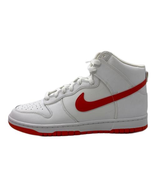 NIKE（ナイキ）NIKE (ナイキ) ハイカットスニーカー ホワイト×オレンジ サイズ:27.5㎝ 未使用品の古着・服飾アイテム