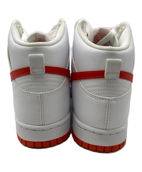 NIKE（ナイキ）NIKE (ナイキ) ハイカットスニーカー ホワイト×オレンジ サイズ:27.5㎝ 未使用品の古着・服飾アイテム