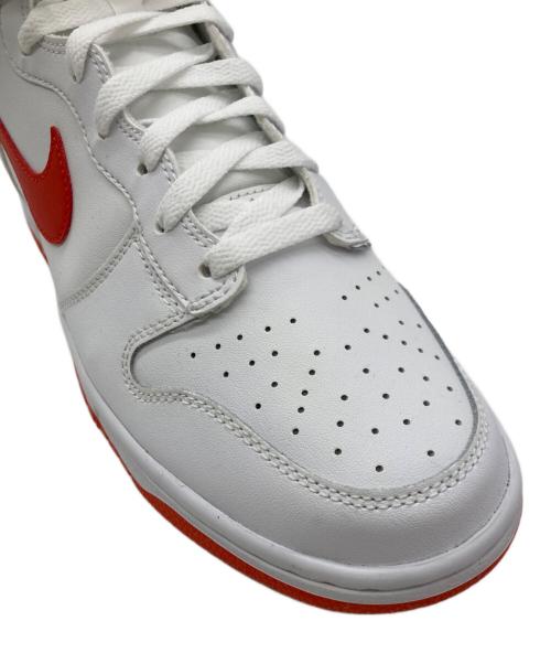 NIKE（ナイキ）NIKE (ナイキ) ハイカットスニーカー ホワイト×オレンジ サイズ:27.5㎝ 未使用品の古着・服飾アイテム