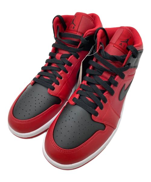 NIKE（ナイキ）NIKE (ナイキ) Air Jordan 1 Mid レッド×ブラック サイズ:28㎝ 未使用品の古着・服飾アイテム