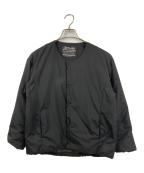 The Loft laboザロフトラボ）の古着「NO COLLAR DOWN CARDIGAN」｜ブラック