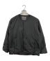 THE LOFT LABO（ザロフトラボ）の古着「NO COLLAR DOWN CARDIGAN」｜ブラック