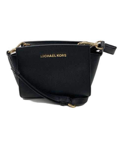 MICHAEL KORS（マイケルコース）MICHAEL KORS (マイケルコース) ショルダーバッグ ブラックの古着・服飾アイテム