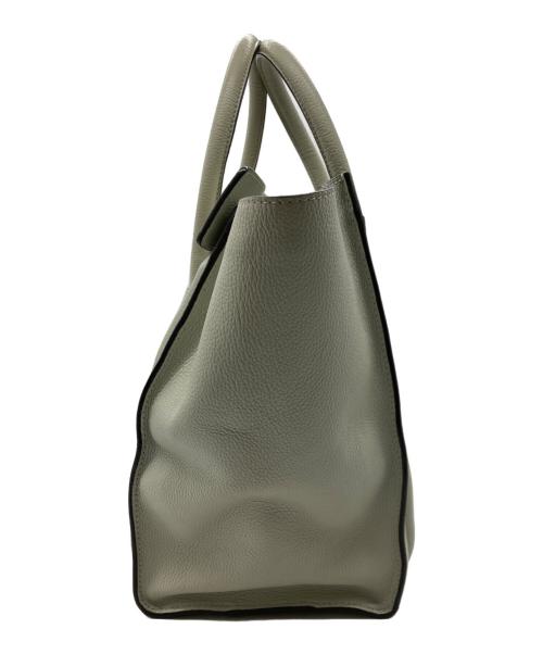 CELINE（セリーヌ）CELINE (セリーヌ) ラゲージミニショッパートートバッグ ベージュの古着・服飾アイテム
