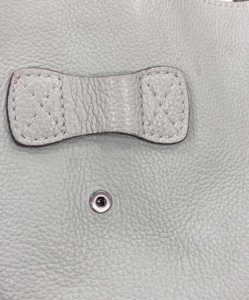 CELINE（セリーヌ）CELINE (セリーヌ) ラゲージミニショッパートートバッグ ベージュの古着・服飾アイテム