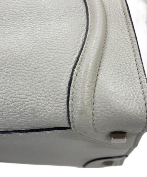 CELINE（セリーヌ）CELINE (セリーヌ) ラゲージミニショッパートートバッグ ベージュの古着・服飾アイテム