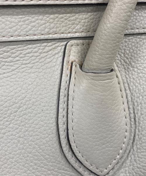CELINE（セリーヌ）CELINE (セリーヌ) ラゲージミニショッパートートバッグ ベージュの古着・服飾アイテム