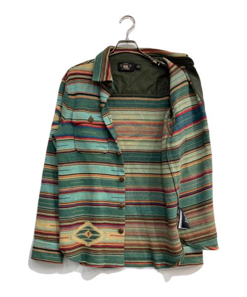 RRL（ダブルアールエル）RRL (ダブルアールエル) セラーペワークシャツ ブルー サイズ:Sの古着・服飾アイテム
