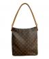 LOUIS VUITTON（ルイ ヴィトン）の古着「ショルダーバッグ　ルーピングGM」｜ブラウン