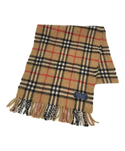 Burberry's（バーバリーズ）Burberry's (バーバリーズ) ノバチェックマフラー ブラウンの古着・服飾アイテム