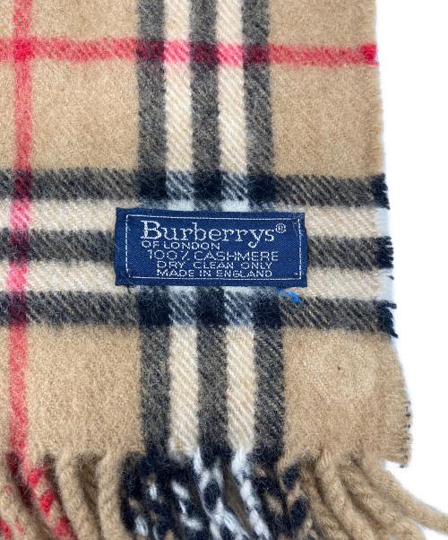 Burberry's（バーバリーズ）Burberry's (バーバリーズ) ノバチェックマフラー ブラウンの古着・服飾アイテム