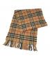 Burberry's (バーバリーズ) ノバチェックマフラー ブラウン：5000円