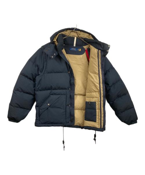POLO RALPH LAUREN（ポロ・ラルフローレン）POLO RALPH LAUREN (ポロ・ラルフローレン) 2WAYダウンジャケット ネイビー サイズ:Lの古着・服飾アイテム