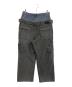 WOKE EDGE (ウォーク エッジ) Washed Fleece Layered Pants グレー×ネイビー サイズ:Ⅼ：7000円