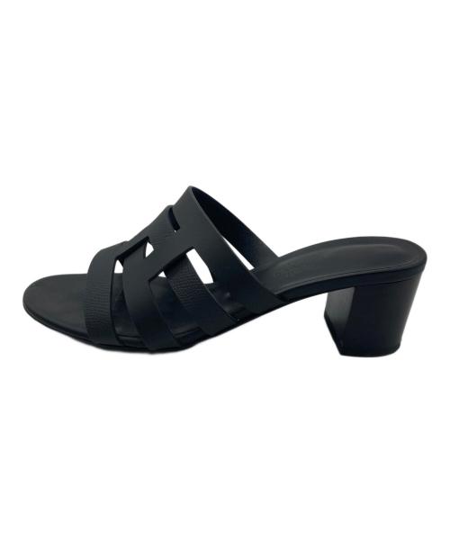 HERMES（エルメス）HERMES (エルメス) Amica sandal ブラック サイズ:37の古着・服飾アイテム