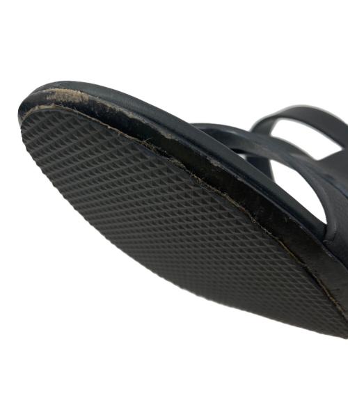 HERMES（エルメス）HERMES (エルメス) Amica sandal ブラック サイズ:37の古着・服飾アイテム