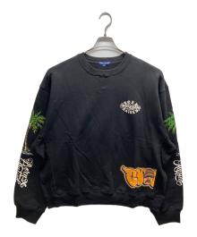 BORN X RAISED×Mr Cartoon（ボーン レイズド×ミスターカートゥーン）の古着「プリントスウェット」｜ブラック