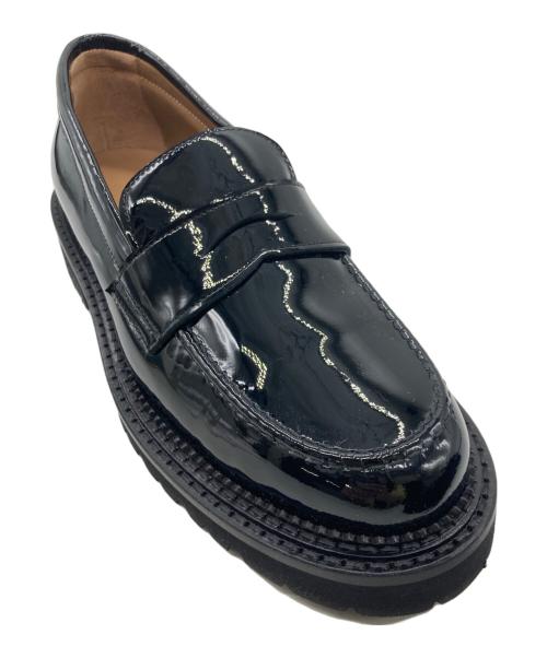 UNITED ARROWS（ユナイテッドアローズ）UNITED ARROWS (ユナイテッドアローズ) TRI/SOLE LOAFERS ブラック サイズ:36 1/2の古着・服飾アイテム