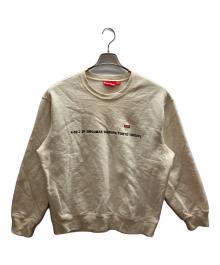 SUPREME（シュプリーム）の古着「shop small box crewneck」｜アイボリー