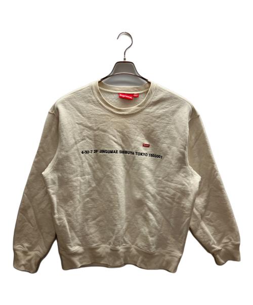 SUPREME（シュプリーム）Supreme (シュプリーム) shop small box crewneck アイボリー サイズ:Ⅿの古着・服飾アイテム