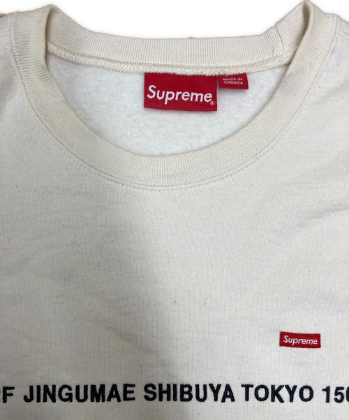 SUPREME（シュプリーム）Supreme (シュプリーム) shop small box crewneck アイボリー サイズ:Ⅿの古着・服飾アイテム