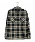 RRL（ダブルアールエル）の古着「プリント チェック ネルシャツ」｜ブラック