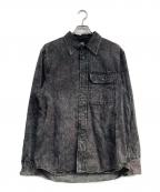 DIESELディーゼル）の古着「ヴィンテージウォッシュ加工デニムシャツ」｜グレー