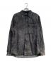 DIESEL（ディーゼル）の古着「ヴィンテージウォッシュ加工デニムシャツ」｜グレー
