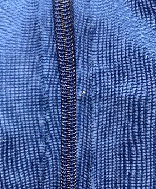 adidas（アディダス）adidas (アディダス) パネルフードトラックジャケット ネイビー×レッド サイズ:4の古着・服飾アイテム